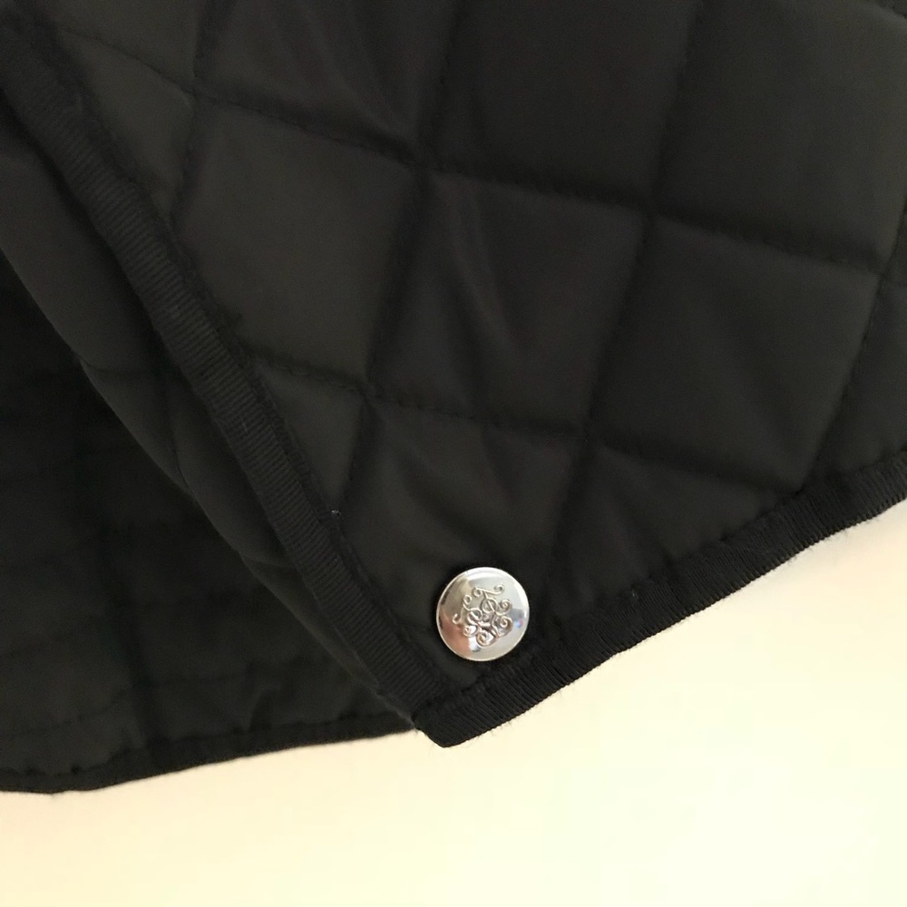 Jessica Simpson Black Quilted Zip-Front Jacket - Picture 3 of 6